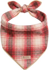 Fetchin' Co. Rust Plaid Accessory Dog Bandana, Multicolor, Small/Medium