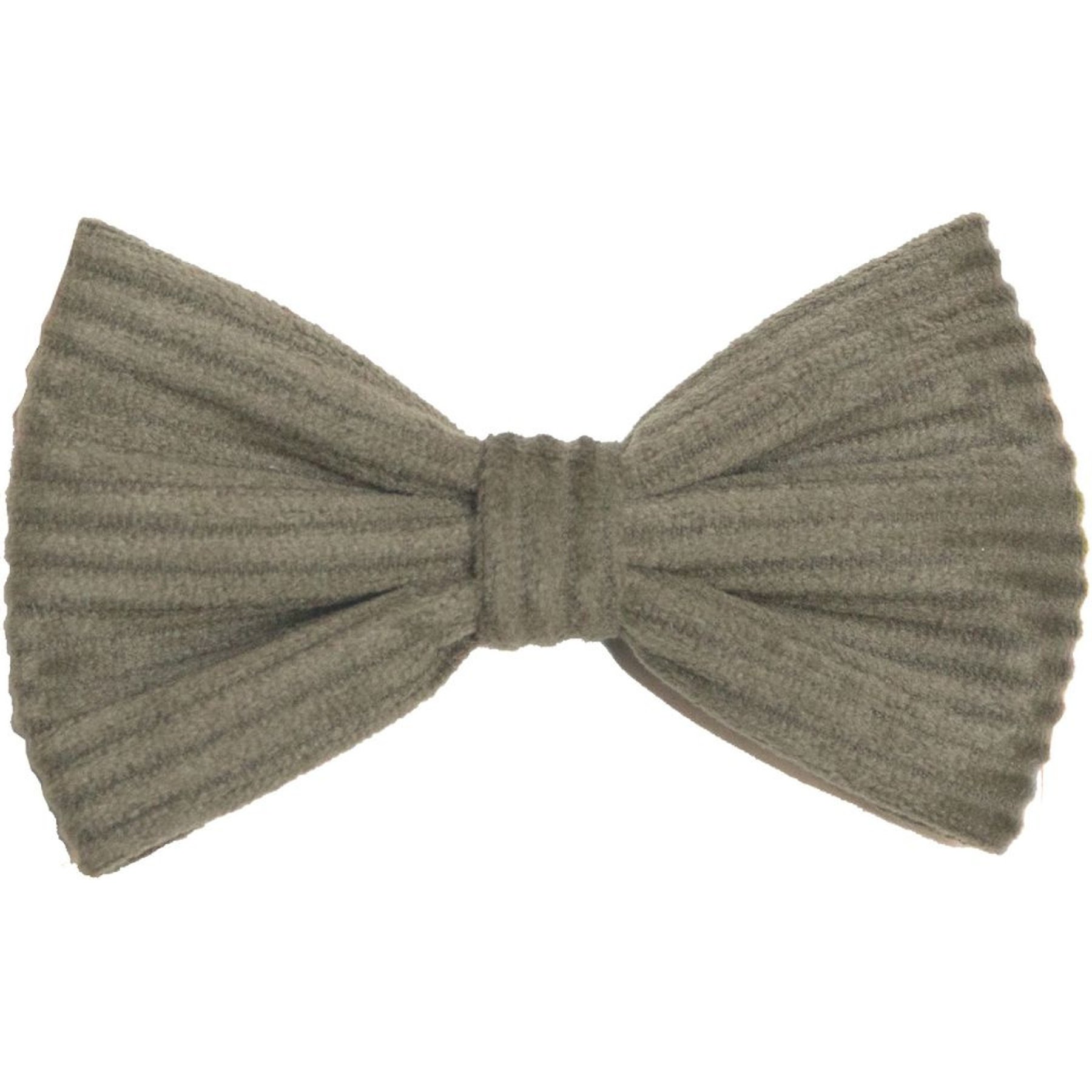 Fetchin' Co. Corduroy Bow Tie Accessory Dog Collar, Green, Medium/Large