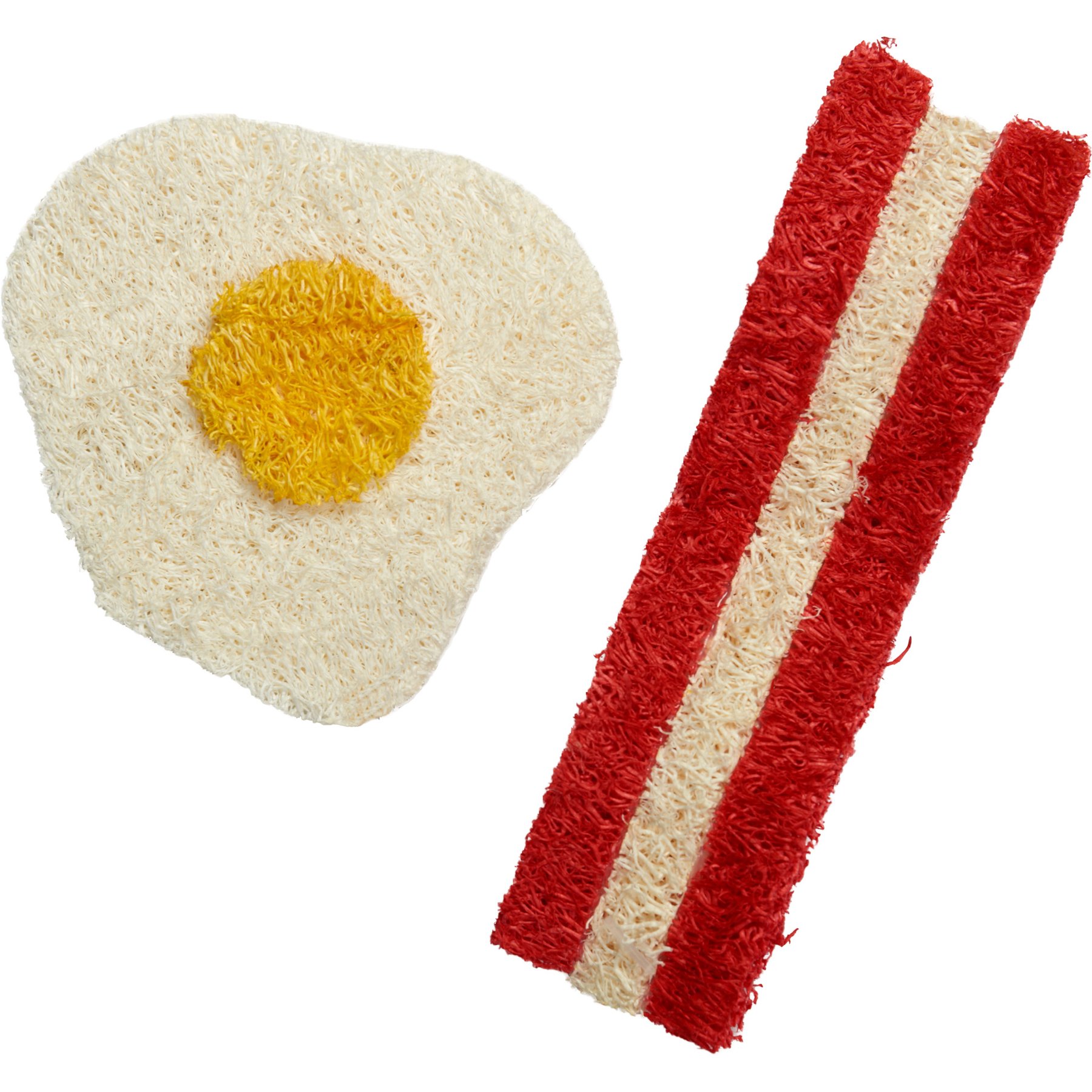 Natures Instincts Loofah Sunny Side Up Dental Chew Small Animal Toy, Multicolored