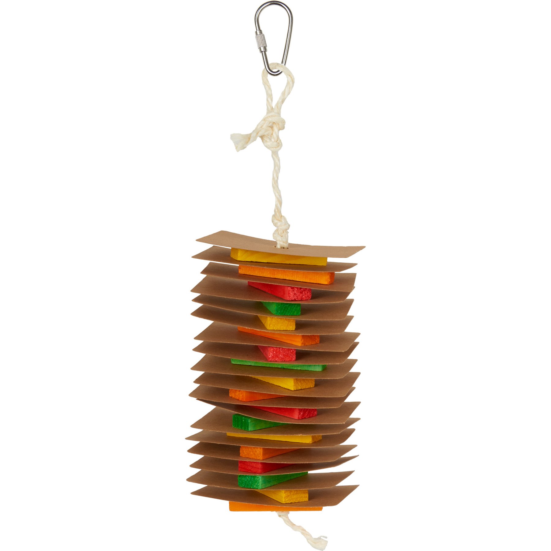Natures Instincts Layers Fun Dental Chew Small Animal Toy, Multicolored