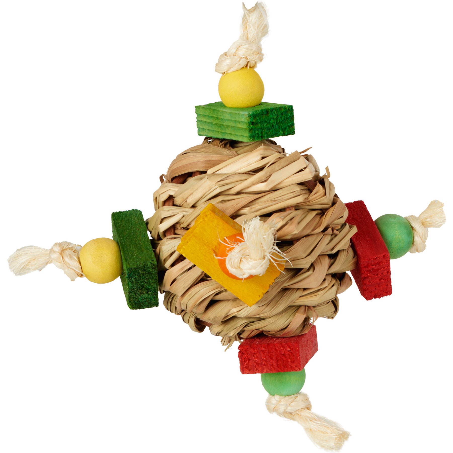 Natures Instincts Ball of Fun Dental Chew Small Animal Toy, Multicolored