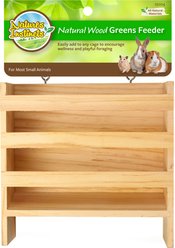 Natures Instincts Wood Greens Small Animal Feeder, Natural, 2 cup slide 2 of 3