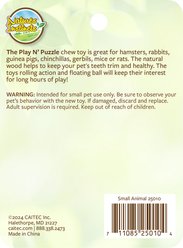 Natures Instincts Play N Puzzle Teething Chew Small Animal Toy, Natural slide 2 of 3
