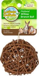 Natures Instincts Willow Branch Ball Teething Chew Small Animal Toy, Natural slide 2 of 3