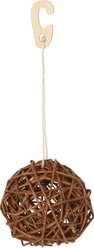 Natures Instincts Willow Branch Ball Teething Chew Small Animal Toy, Natural