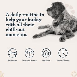 Kradle Calming Chews Chicken Flavored Soft Chew Supplement for Dogs, 75 count slide 2 of 9