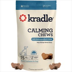 Kradle Calming Chews Chicken Flavored Soft Chew Supplement for Dogs, 75 count