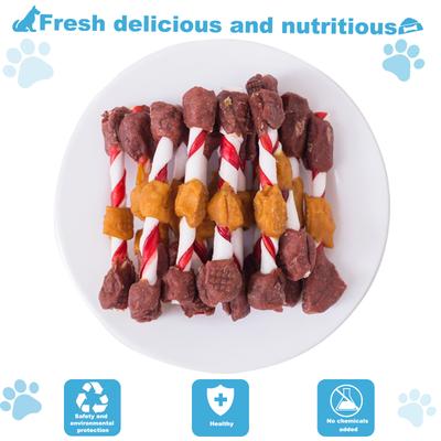 Show full view: Pawant Treats Training Snacks 1-lb Triple Flavored Kabobs Rawhide Dog Chew, 16-oz pouch slide 3 of 6
