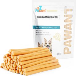 Pawant Mixed Sticks Digest Training Snacks Low-Fat Chicken Sweet Potato Soft & Chewy Dog Treats, 16-oz pouch