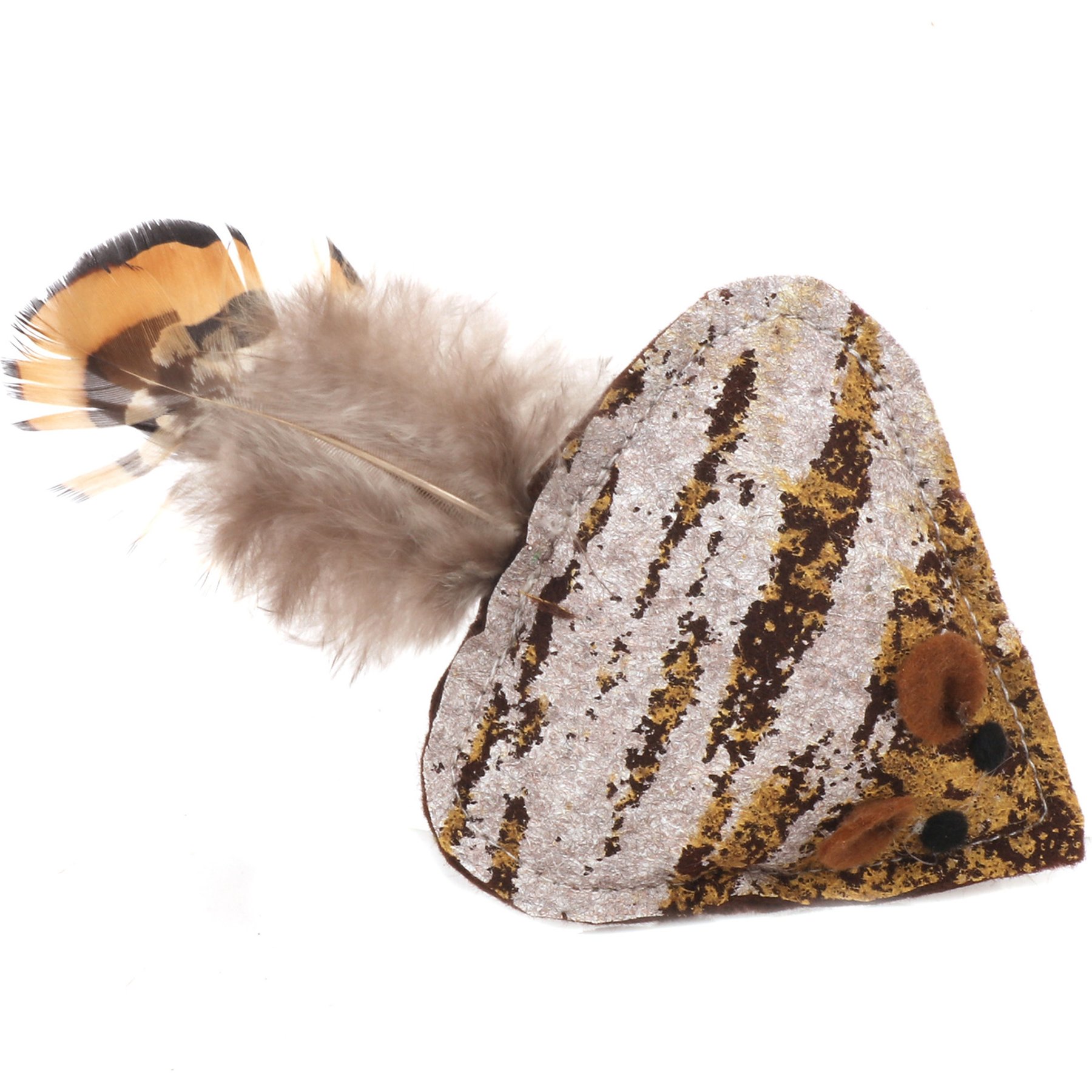 Ware Soft Feather Mouse Plush Cat Toy