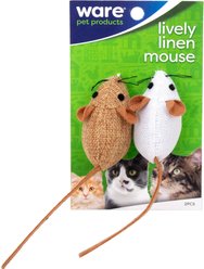 Ware Lively Linen Mice Cat Toy slide 2 of 3