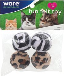 Ware Fun Felt Balls Cat Toy, 4 count slide 2 of 2