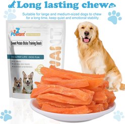 Pawant No Rawhide Training Snacks Grain-Free Low-Fat Sweet Potato Soft & Chewy Dog Treats, 16-oz pouch slide 2 of 6