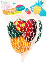 Mimis Daughters Fruit Basket Exercise Teaser Cat Toy, Multicolor, 3.9-in
