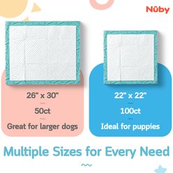 Nuby Ultra-Absorbent Lavender Scented Training Dog Pee Pads, 26 x 30-in, 50 count slide 2 of 5