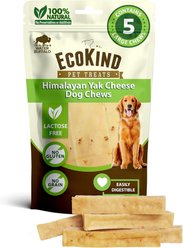 EcoKind Gold Water Buffalo Flavored Yak Himalayan Chew Dog Treats, Large, 5 count