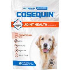 Nutramax Cosequin Joint Health with Multifunctional Support Soft Chews Supplement for Dogs, 90 count
