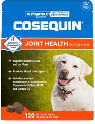 Nutramax Cosequin Joint Health Supplement with Glucosamine, Chondroitin, MSM & Omega-3's Soft Chews for ...