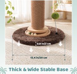 Happy & Polly Coconut Palm Cat Scratching Post slide 2 of 9