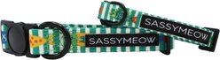 Sassy Woof Portofino Cat Collar, Small: 6 to 8-in neck, 2/5-in width