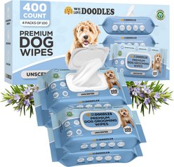 We Love Doodles Unscented Cleansing Dog Wipes, 400 count slide 1 of 6