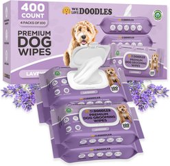 We Love Doodles Lavender Cleansing Dog Wipes, 400 count