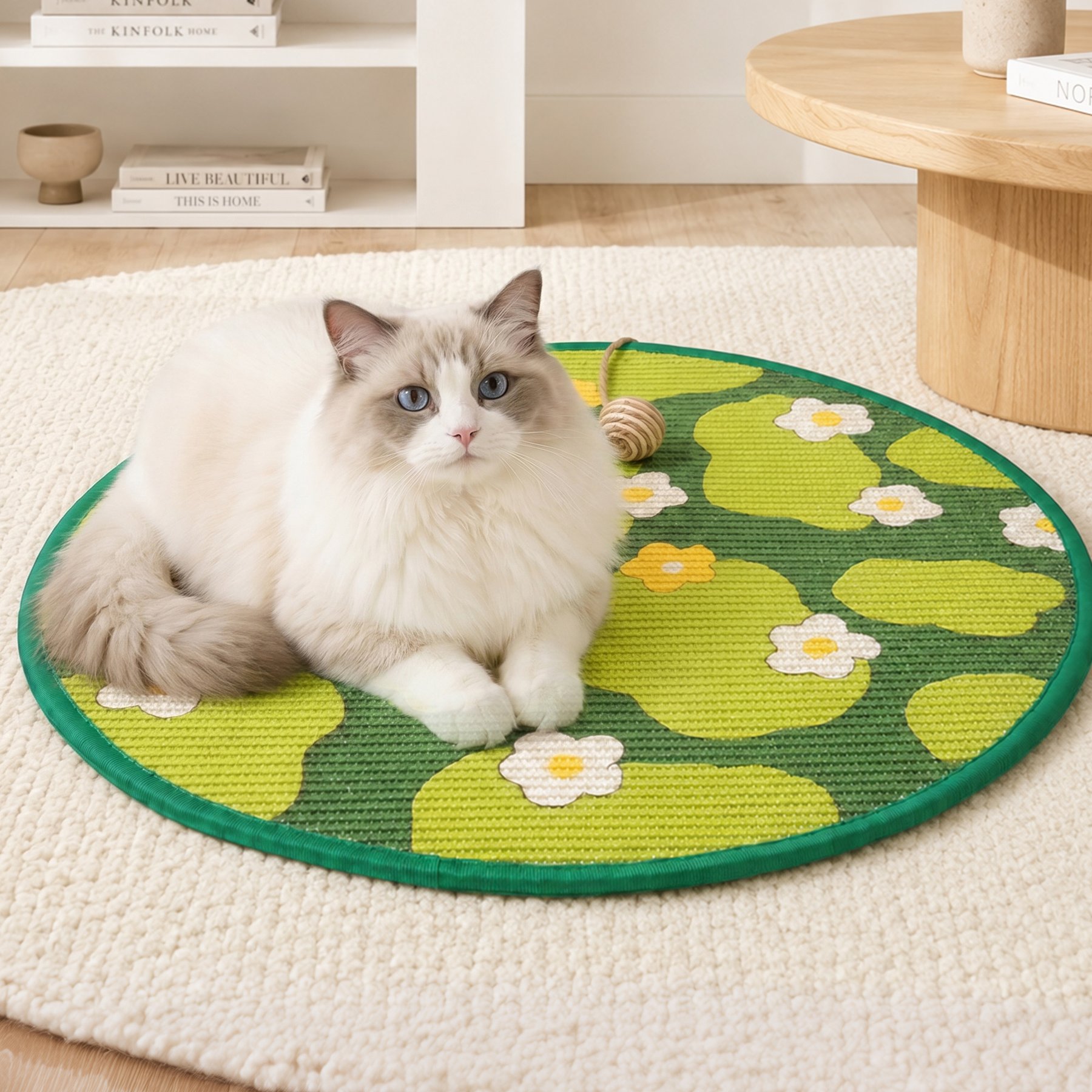 Happy & Polly Blooming Meadow Sisal Cat Scratcher Pad