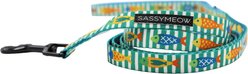 Sassy Woof Portofino Step-In Standard Cat Leash, 6-ft long, 0.6-in width
