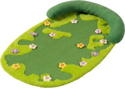 Happy & Polly Wildflower Garden Oval Mat Cat Scratcher Pad