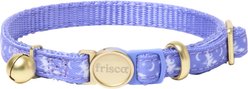 Frisco Purple Witch Cat Collar, 8 to 12-in neck, 3/8-in wide