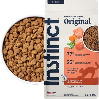 Instinct Instinct Original Real Salmon Recipe Grain-Free Dry Cat Food, 4.5-lb bag