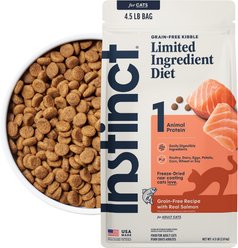 Instinct Limited Ingredient Diet Real Salmon Recipe Grain-Free Dry Cat Food, 4.5-lb bag