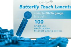 PetTest Genteel Butterfly Touch Dog & Cat Lancets, 100 count