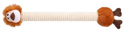 Dogline Adventurous Alex Squeaky Plush Dog Toy, Tan, 22-in