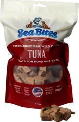 Sea Bites Gluten-Free Tuna Freeze-Dried Dog Treats, 5-oz pouch