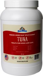 Sea Bites Gluten-Free Tuna Freeze-Dried Dog Treats, 24-oz pouch
