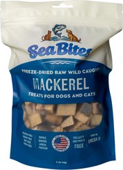 Sea Bites Gluten-Free Mackerel Freeze-Dried Dog Treats, 5-oz pouch slide 2 of 7