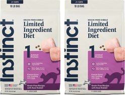 Instinct Limited Ingredient Diet Real Rabbit Recipe Grain-Free Dry Cat Food, 20-lb bundle