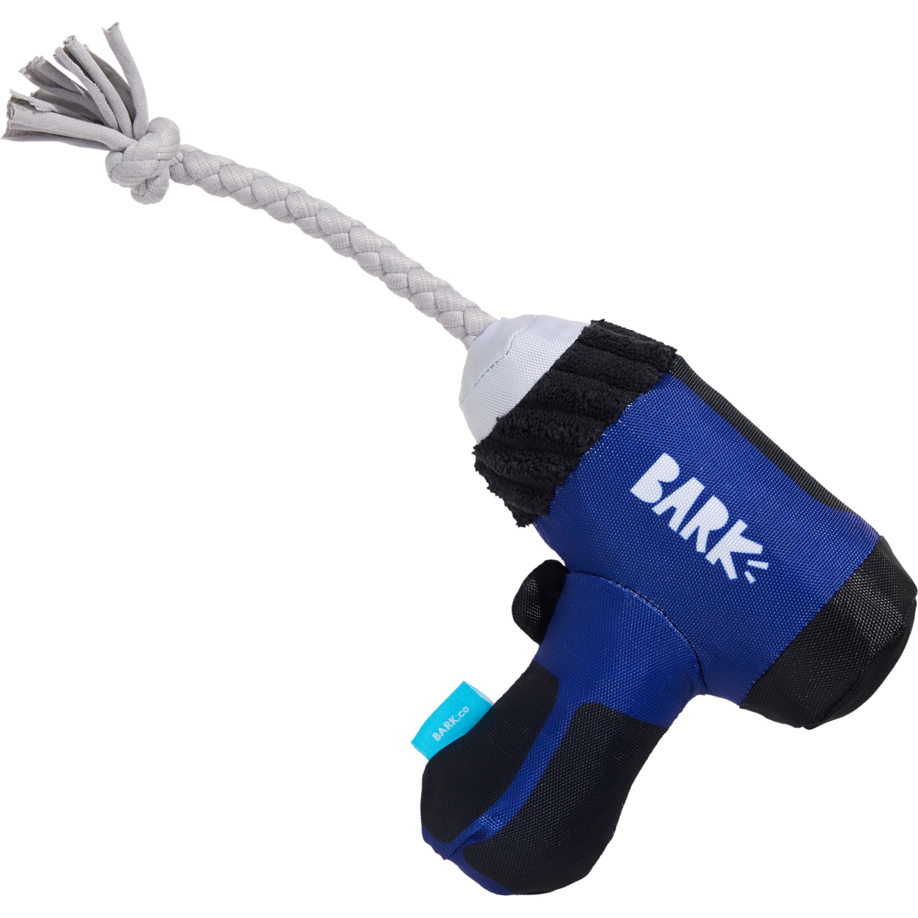 BARK Tuggin' Impact Drooler Squeaky Ropes Tug Dog Toy, Multicolor