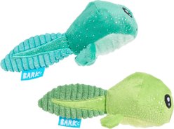 BARK Tad & Paul Squeaky Plush Dog Toy, Multicolor