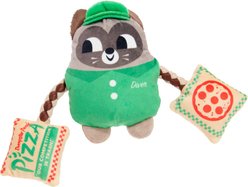 BARK Late Bite Delivery Guy Squeaky Plush Dog Toy, Multicolor