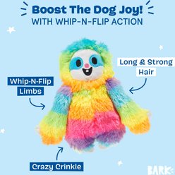 BARK Good Vibes Gary Squeaky Plush Dog Toy, Multicolor slide 2 of 6