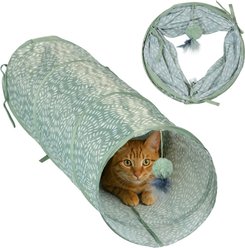 Catstages Sneak & Seek Tunnel with Dangling Catnip Cat Toy