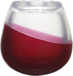 BARK Vino Vidi Vici Tough Chewer Treat Dispensers Dog Toy, Red