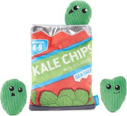 BARK Identikale Chiplets Squeaky Plush Dog Toy, Multicolor