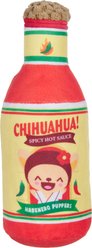 BARK Habanero Pupper Sauce Squeaky Plush Dog Toy, Multicolor