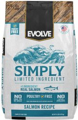 Evolve Simply Adult Limited Ingredient Diet Salmon Recipe Dry Dog Food, 14-lb bag