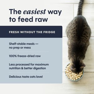 Instinct FreshDried Raw Meals Cage-Free Chicken Recipe Freeze-Dried Cat Food, 25-oz bag