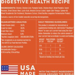 Instinct RawBoost Mixers Grain-Free Digestive Health Recipe Freeze-Dried Cat Food Topper, 5.5-oz bag