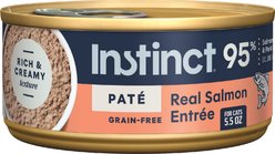 Instinct Pate Real Salmon Entree Grain-Free Wet Cat Food, 5.5-oz can, case of 12